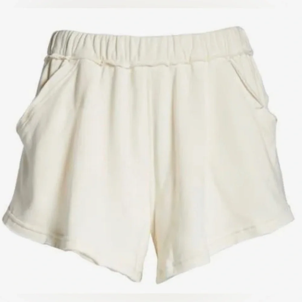 💫 FREE PEOPLE® The Way You Move Shorts Size XS Ivory NWT